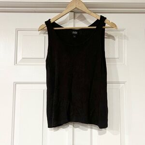 Eileen Fisher Classic Black Tank Top
